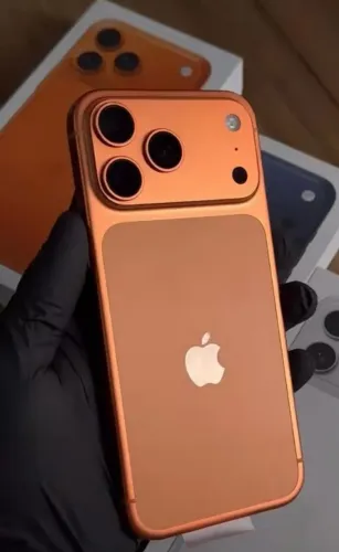 iPhone 17 Pro MAX 5G 512GB E-Sim Laranja - Lacrado Com Garantia