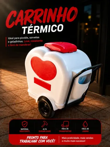 Carrinho termico gourmet