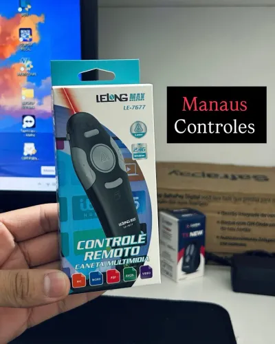 Passador de Slides Laser Point USB Wireless 
