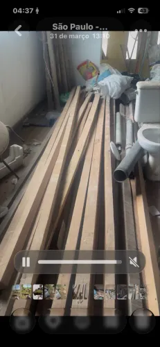 Vigas de perobas rosas novas 