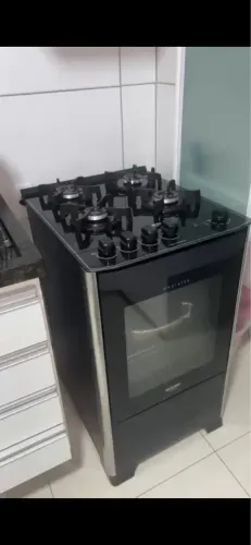 Vendo fogão mesa de vidro