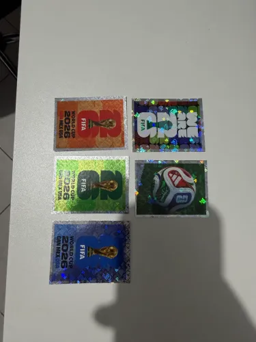 Figurinhas copa Fwc 4, 5, 6, 7, 8