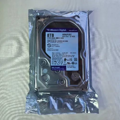HD WD Purple 8TB WD85PURZ Novo Lacrado + NF + 26 Meses de Garantia