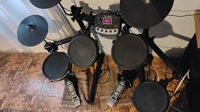 Bateria eletrônica shelter