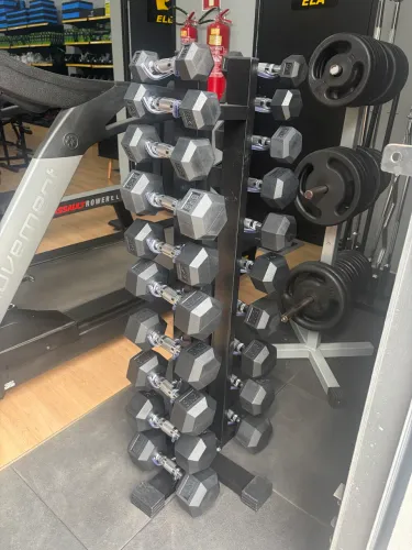 Jogo de Halteres de 1 a 10kg + Suporte
