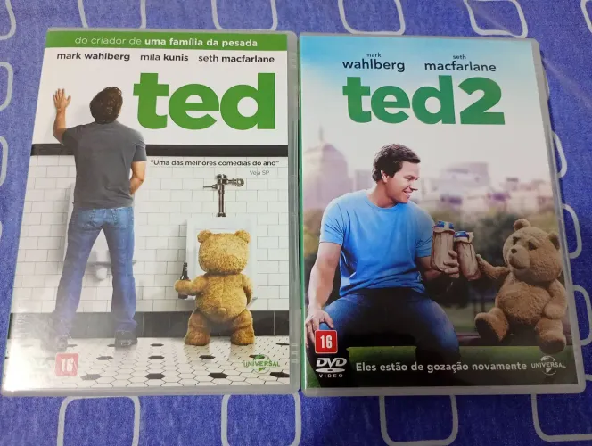 Dvds coleção Ted 1 e 2