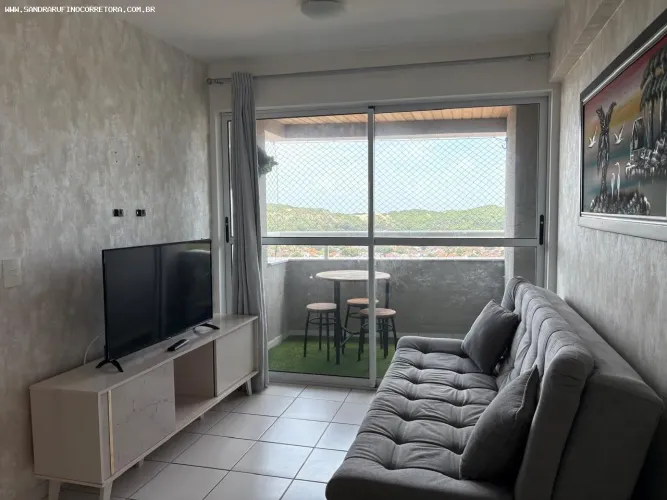 Apartamento 2 Quartos Mobiliado em Ponta Negra