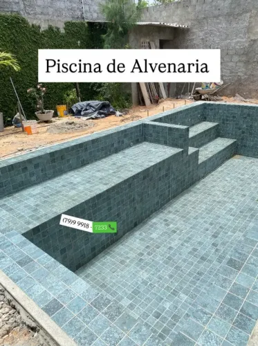 Piscina de alvenaria