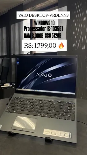 NOTEBOOK NOVO CAIXA ABERTA 