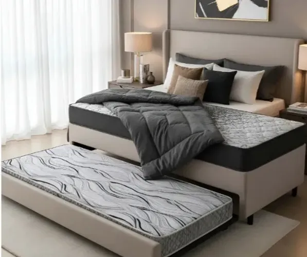 CAMA DE SOLTEIRO/ BI-CAMA COM DOIS COLCHÕES INCLUSO