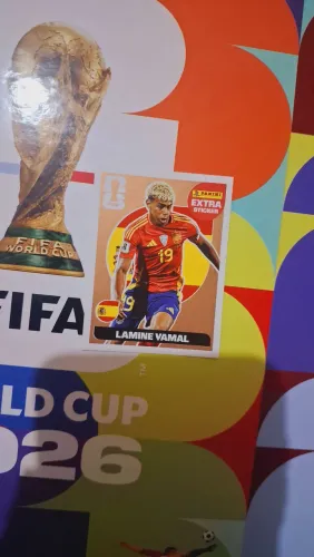 Lamine Yamal Bronze Figurinha Copa do Mundo 2026