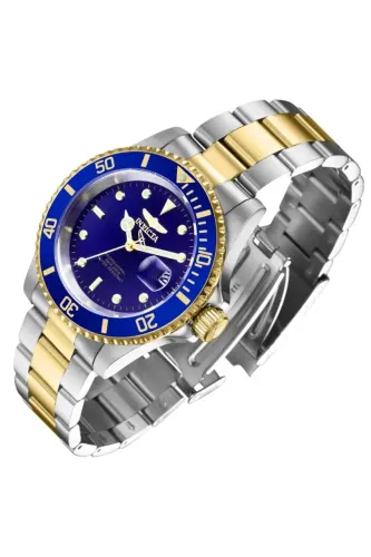 Invicta Relógio masculino de quartzo Pro Diver com pulseira de aço inoxidável