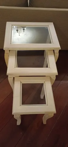 Conjunto mesas de apoio