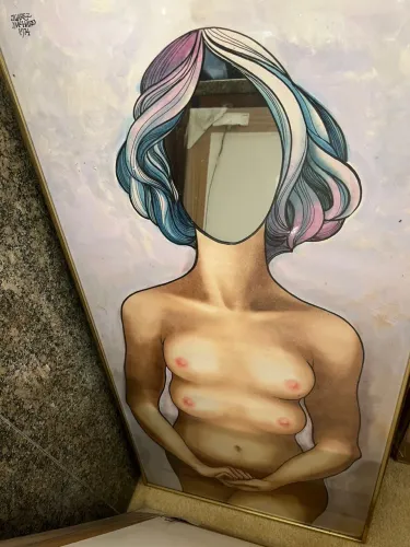 Quadro espelhado Juarez Machado