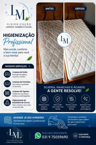 LM HIGIENIZAÇAO DE ESTOFADOS