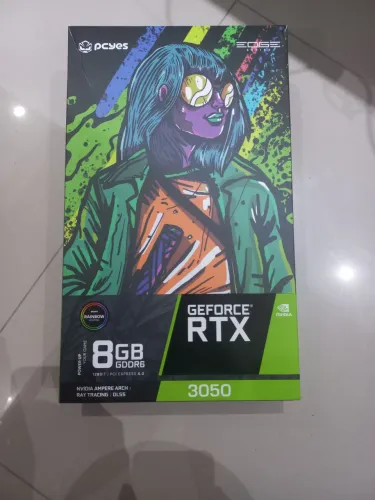 RTX 3050 8gb Pcyes branca (APENAS 2 MESES DE USO)