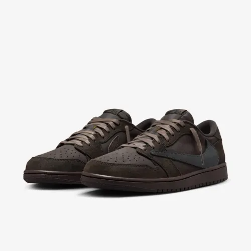 Tenis Travis Scott x Air Jordan 1 Low "Velvet Brown tamanho 41