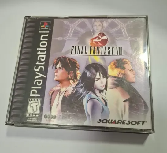 Final Fantasy 8 original PS1 americano Black Label completo