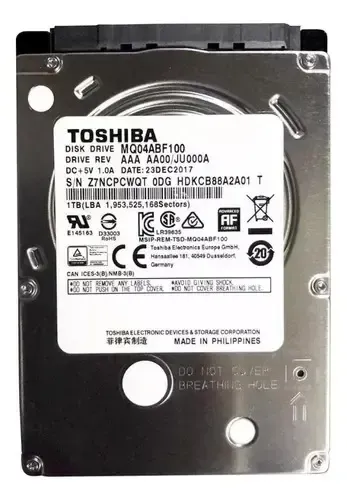 ? HD TOSHIBA DE 1 TB