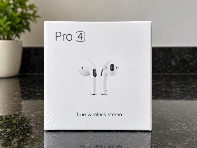 Fone Bluetooth Pro 4 Novo Lacrado - TWS + Estojo de Carregamento