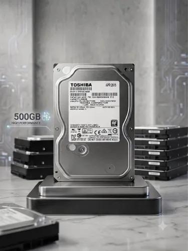 Hd Desktop Toshiba 500GB, saúde em 100%.