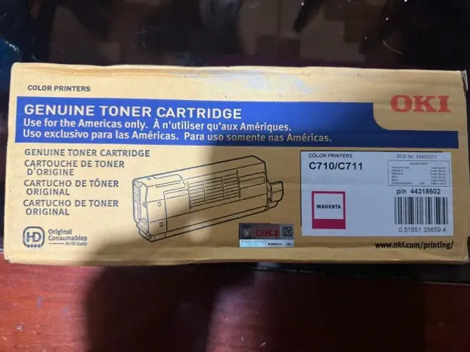 Toner OKI 44318602 original Magenta C710/C711