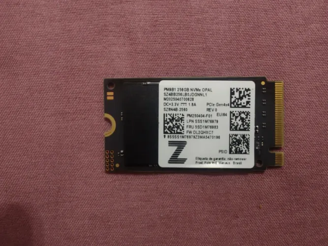 SSD nvme M.2 256gb