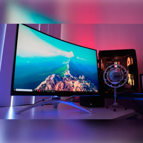 Monitor Gamer AOC Agon 32" Curvo 165Hz 1ms FreeSync