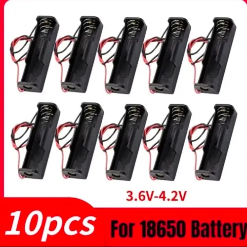 10 unidades suporte para baterias 18650