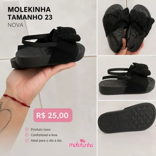 Molekinha nova tamanho 23