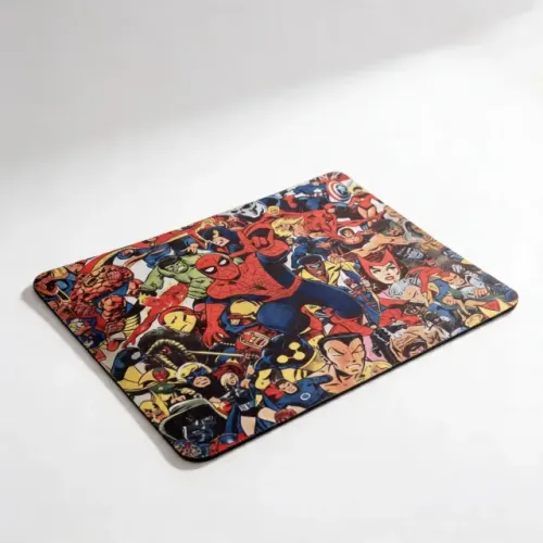 mousepad heróis marvel