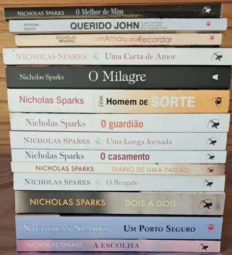 Kit de 14 livros do autor Nicholas Sparks