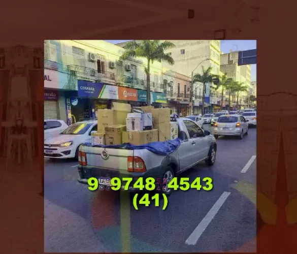 Frete rápido! Aproveite nossos serviços para sua mudança urgente! Contato: 41?9?9748?4543