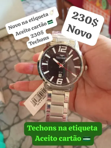 Relógio techons novo na etiqueta ?