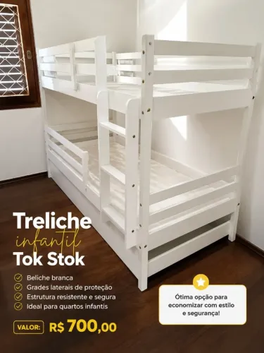 TRELICHE SOLITEIRO TOKSTOK BRANCA