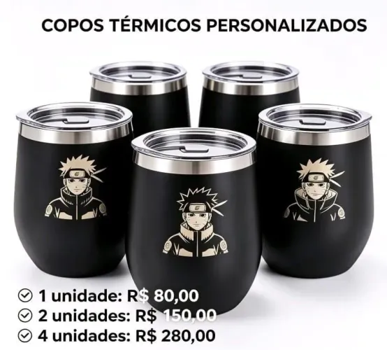 Copos térmicos pequenos