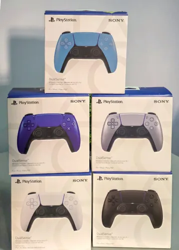 Controle Sem Fio Sony Playstation 5 PS5, DualSense, Original, Novo, Lacrado ou 12X 37,92