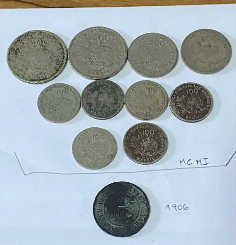 Moedas antigas do Brasil