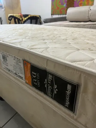 Cama base e Colchão Reconflex Max Saúde D33
