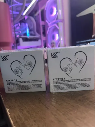 KZ EDX Pro X sem MIC [Crystal, Lacrado]