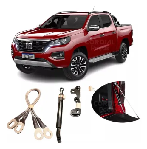 Amortecedor Fiat titano kit tampa