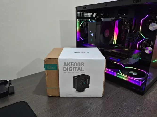Air Cooler DeepCool AK500S Digital (Muito novo) - Completo