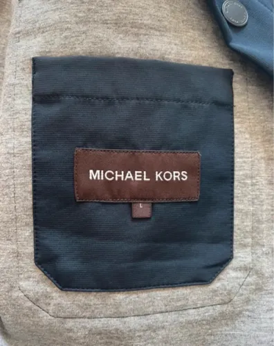 jaqueta michael kors azul marinho g