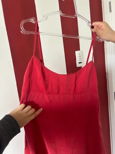 Vestido Vermelho Longo Hering