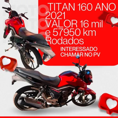 Moto titan 160 2021 16 mil 
