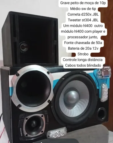 Som , completo tocando , matériais novos 