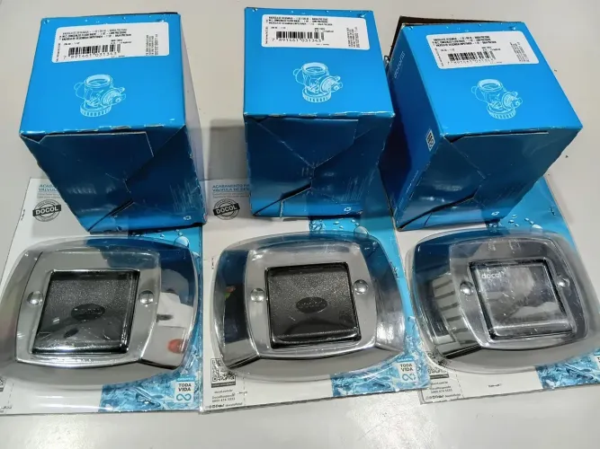 Promoção 3 válvulas descarga docol 1 1/2 com acabamentos cromados 