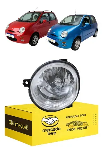 Farol Chery Qq 2011 2012 2013 2014 2015 Novo L.e Esquerdo/motorista