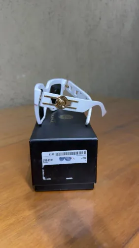 Óculo Versace Branco (Modelo Raro com monograma em Moeda com Medusa)