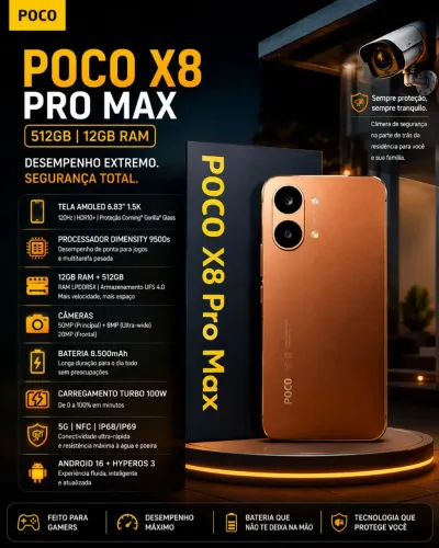 Poco X8 Pro Max 512 GB 12 RAM